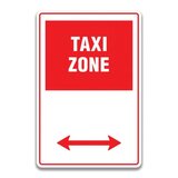 TAXI ZONE SIGN