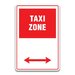 TAXI ZONE SIGN